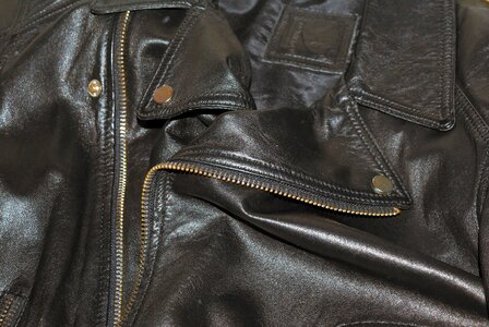 Texture black garment photo