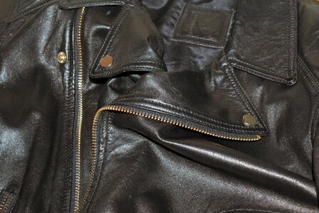 Texture black garment