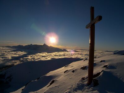 Landscape cross la salette photo