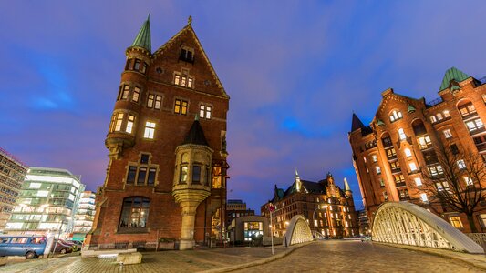 City building speicherstadt photo