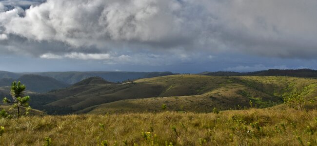 Panoramic nature landscape photo