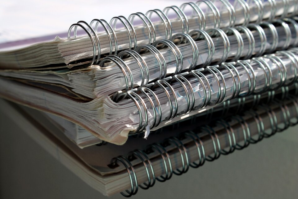 Ring binder desk office