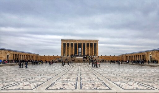Architecture mausoleum cloudy