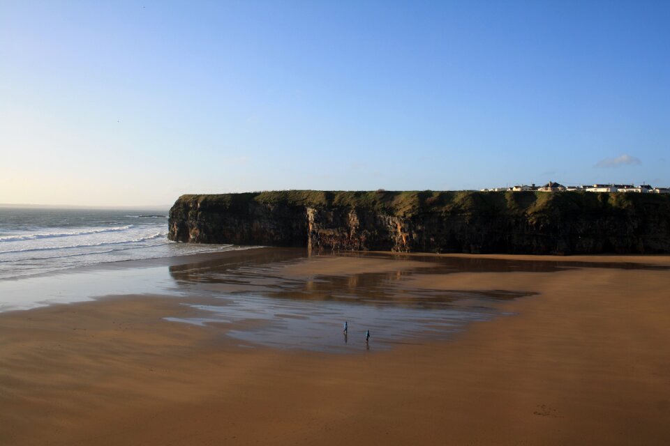 Sea coast sky