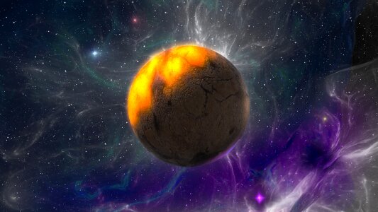 Galaxy planet star