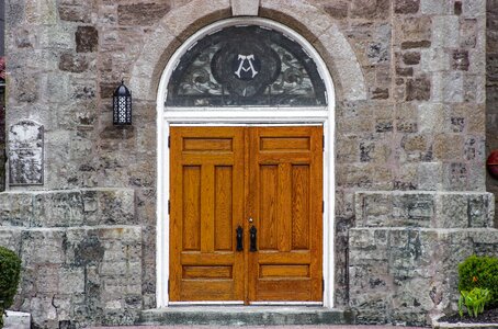 Facade old entrance photo