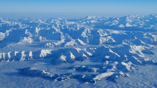 Nature cold mountain