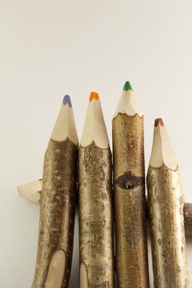 Pencils colored pencils tree