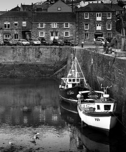 Vehicle water monochrome photo