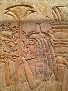 Ancient egyptian art lotus blossom