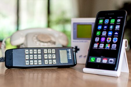 Technology communication iphone
