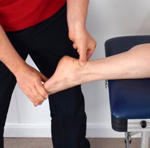 Calf muscle achilles tendon