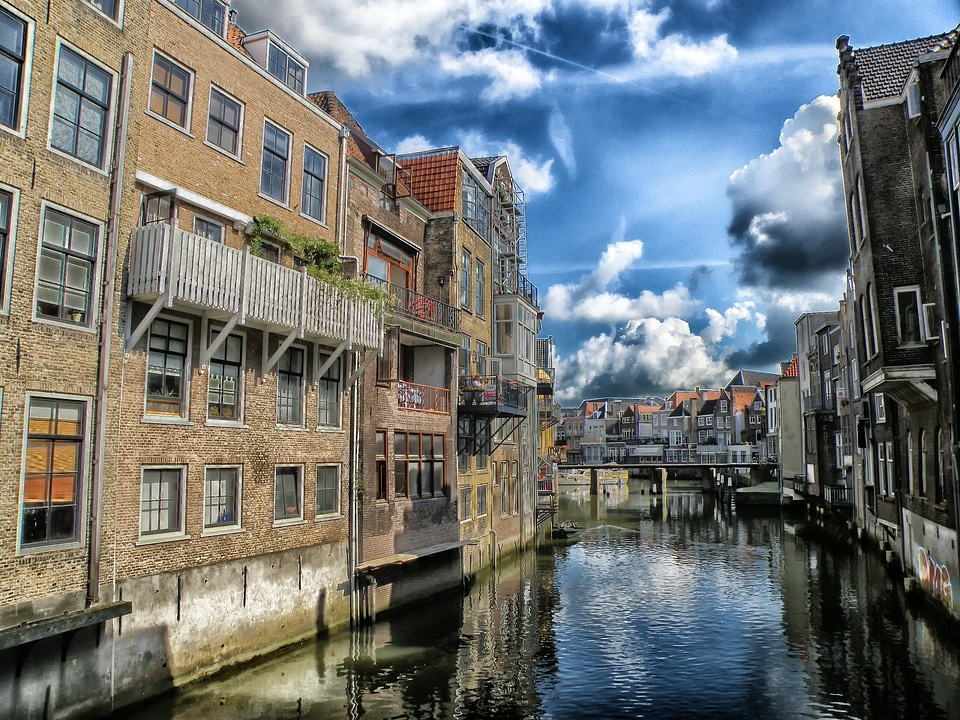 Cities urban buildings
