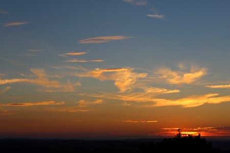 Dusk evening sky abendstimmung photo