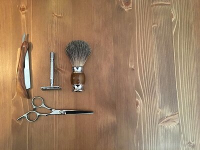 Handle wall barbershop