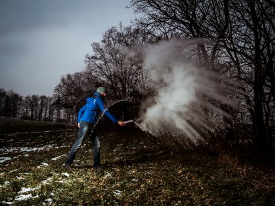 Cold human smoke