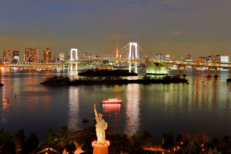 Japan skyline odaiba