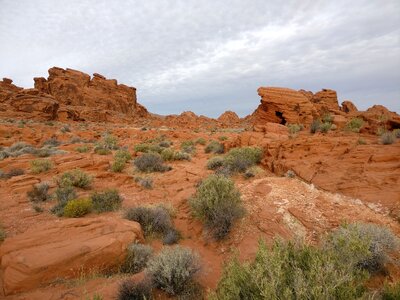 Landscape dry valley of fire photo
