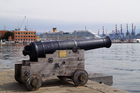 Ship gun port