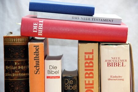 Bible books religion photo