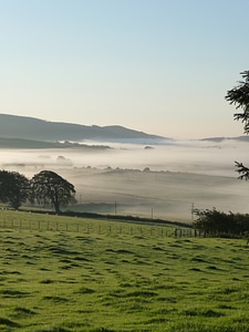 Landscape nature mist