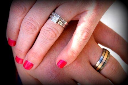 Wedding wedding rings marriage photo