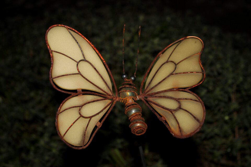 Wing rusty gartendeko