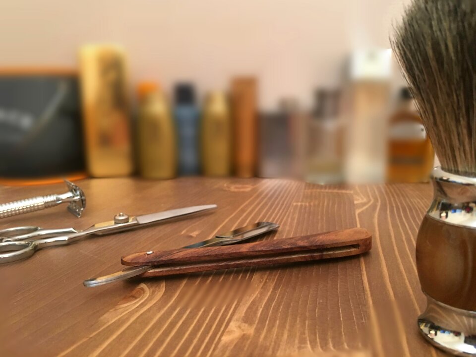 Tools barber brown tools