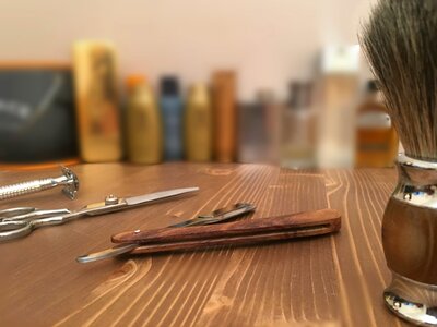 Tools barber brown tools