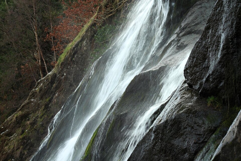 River stream gray waterfall
