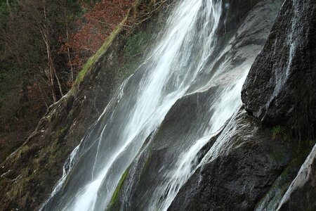 River stream gray waterfall