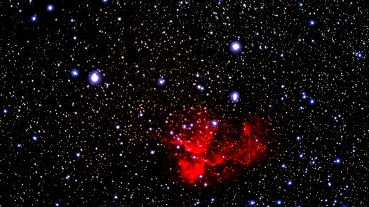 Space nebula wizard nebula photo