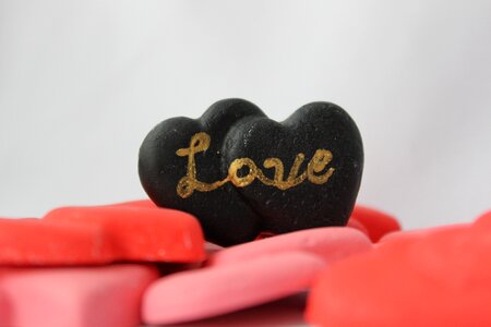 Romance celebration hearts