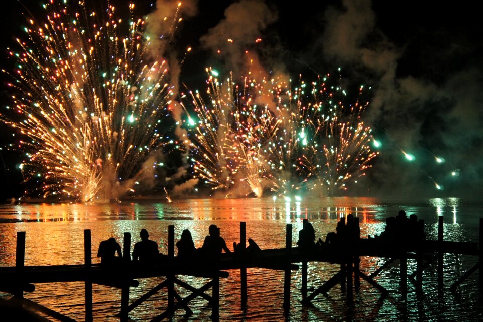 Fireworks 14 july night