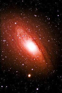 Nebula exploration andromeda