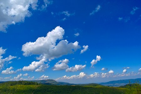 Mountains nature forest photo