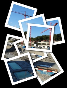 Crane baukran construction work photo