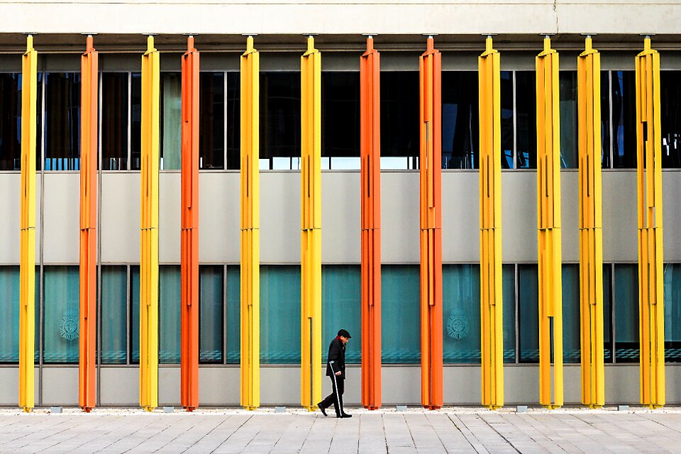 Expression building outdoors