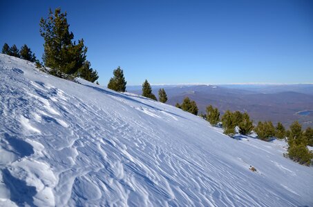 Cold nature mountain peak photo