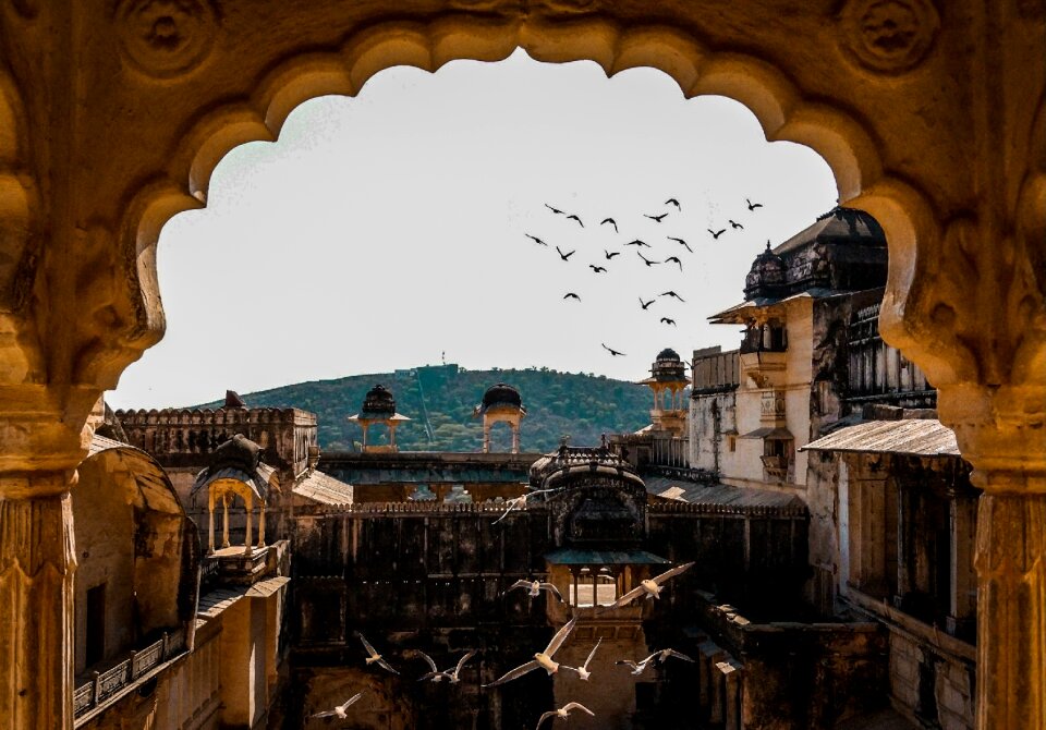 Building old rajasthan photo