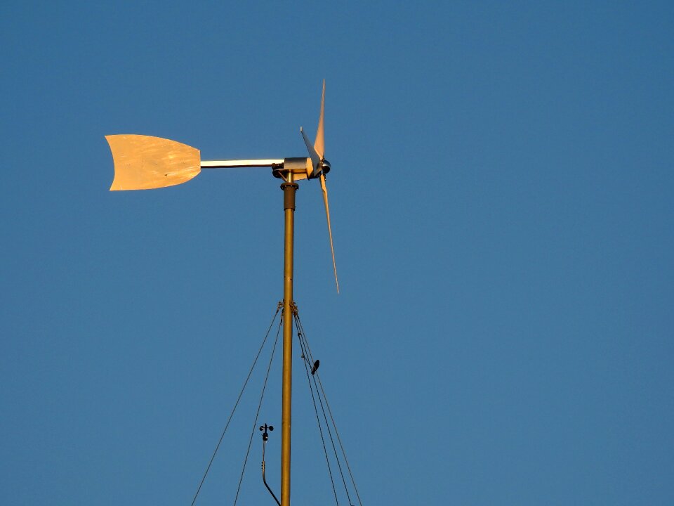 Wind turbine turbine sky
