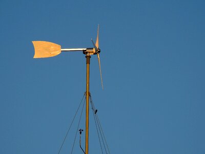 Wind turbine turbine sky photo