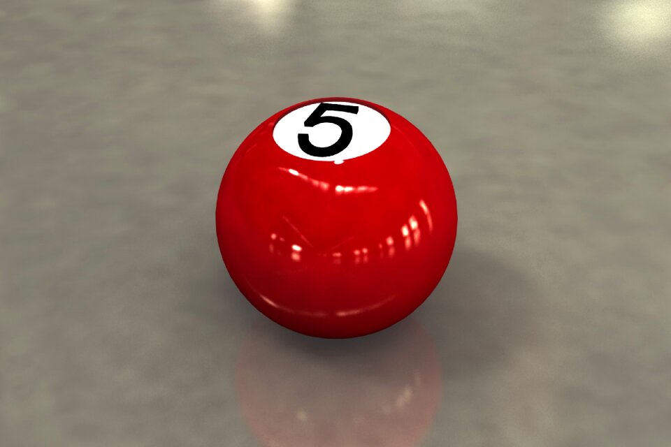 Billiards sphere 3d