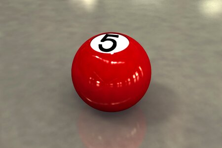 Billiards sphere 3d photo