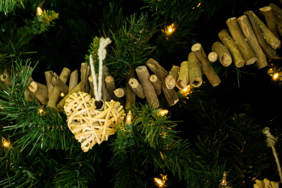 Winter tree ornament