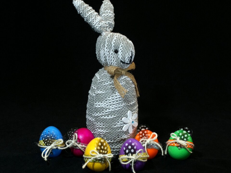 Easter eggs colorful happy easter