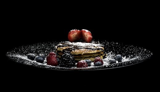Dessert pancakes chocolate