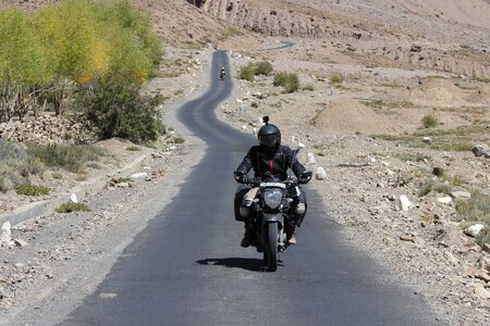 Riders land bike
