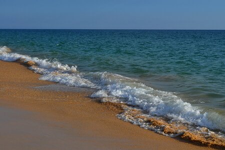 Beach wave portugal photo