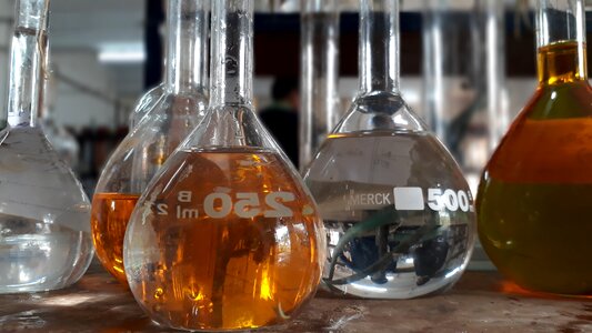 Liquid chemical research photo